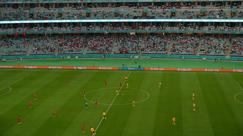 EM 2021: Blick ins Nationalstadion von Baku
