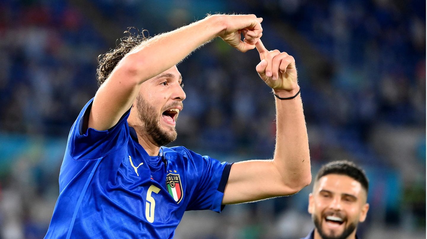 EM 2021 Italien dank Matchwinner Manuel Locatelli im Viertelfinale STERN.de