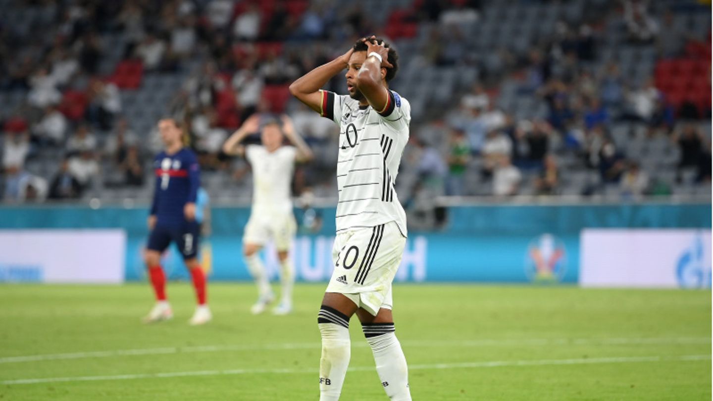 Serge Gnabry beim ersten EM-Spiel der Nationalmannschaft gegen Frankreich