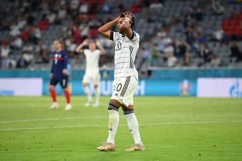 Serge Gnabry beim ersten EM-Spiel der Nationalmannschaft gegen Frankreich