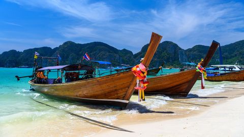 Im Winter ist Thailand ein beliebtes Reiseziel: Phi Phi Don Island in der Andamanensee.