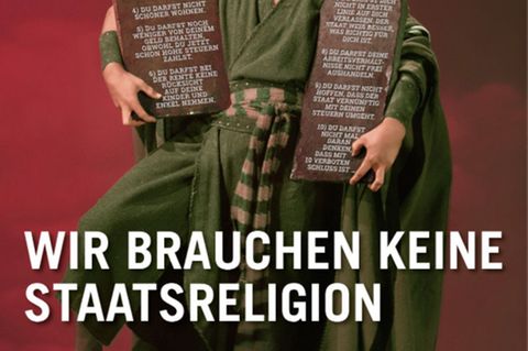 Baerbock und die zehn Verbote: Anzeigenmotiv der Lobbyorganisation "Initiative Neue Soziale Marktwirtschaft"