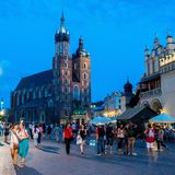 Corona-Regeln in Polen. Im Bild zu sehen ist die Altstadt von Krakau