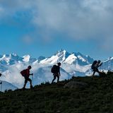 Corona-Regeln in der Schweiz, das Foto zeigt Wanderer