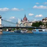 Corona Regeln in Ungarn. Auf dem Foto zu sehen ist die Donau in Budapest