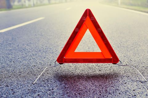 Unfall Warndreieck