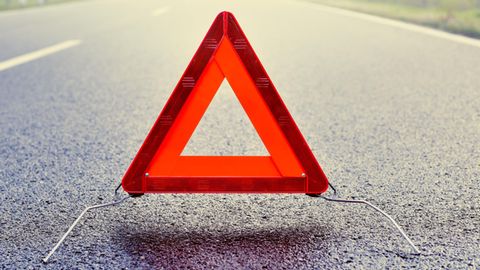Unfall Warndreieck