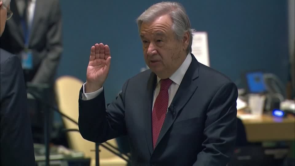 Video: Zweite Amtszeit für UN-Generalsekretär Guterres