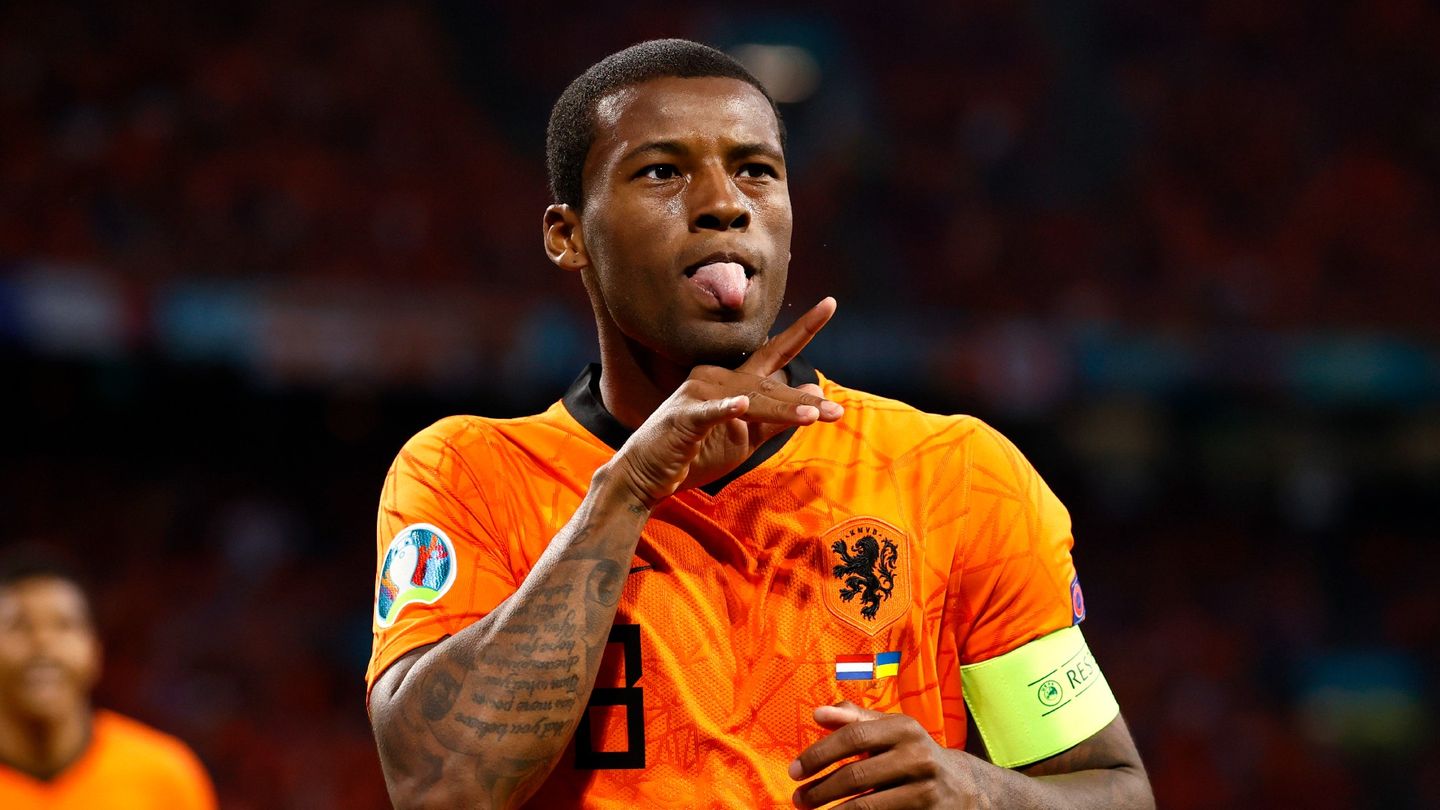 Georginio Wijnaldum Netherlands vs Ukraine Euro 2020