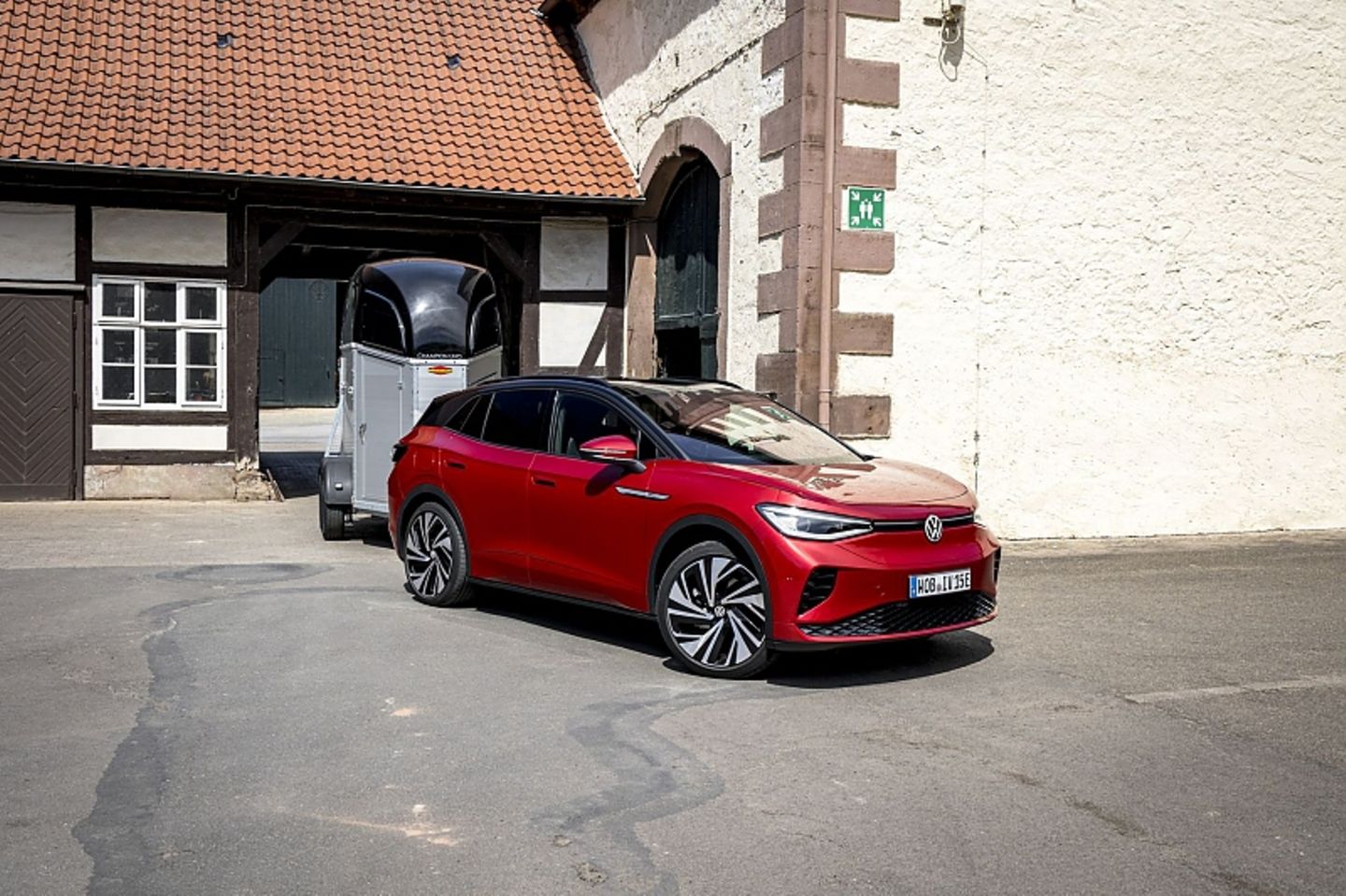 Der VW ID.4 GTX hat keinen Trail-Assist, also ich beim Rangieren Umdenken angesagt