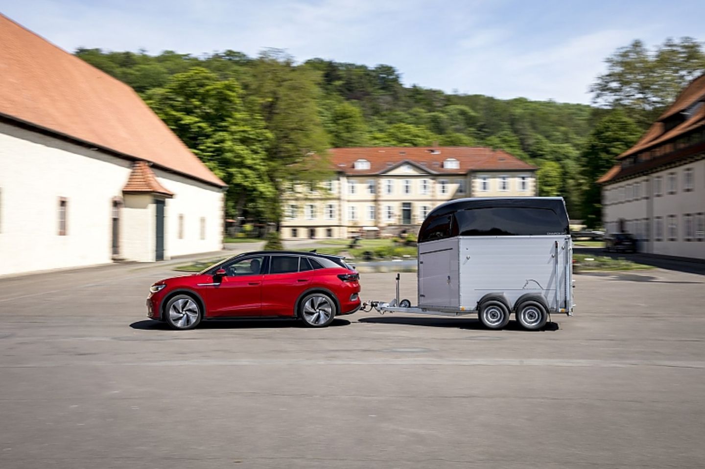 Der VW ID.4 GTX kann bis zu 1.400 Tonnen ziehen
