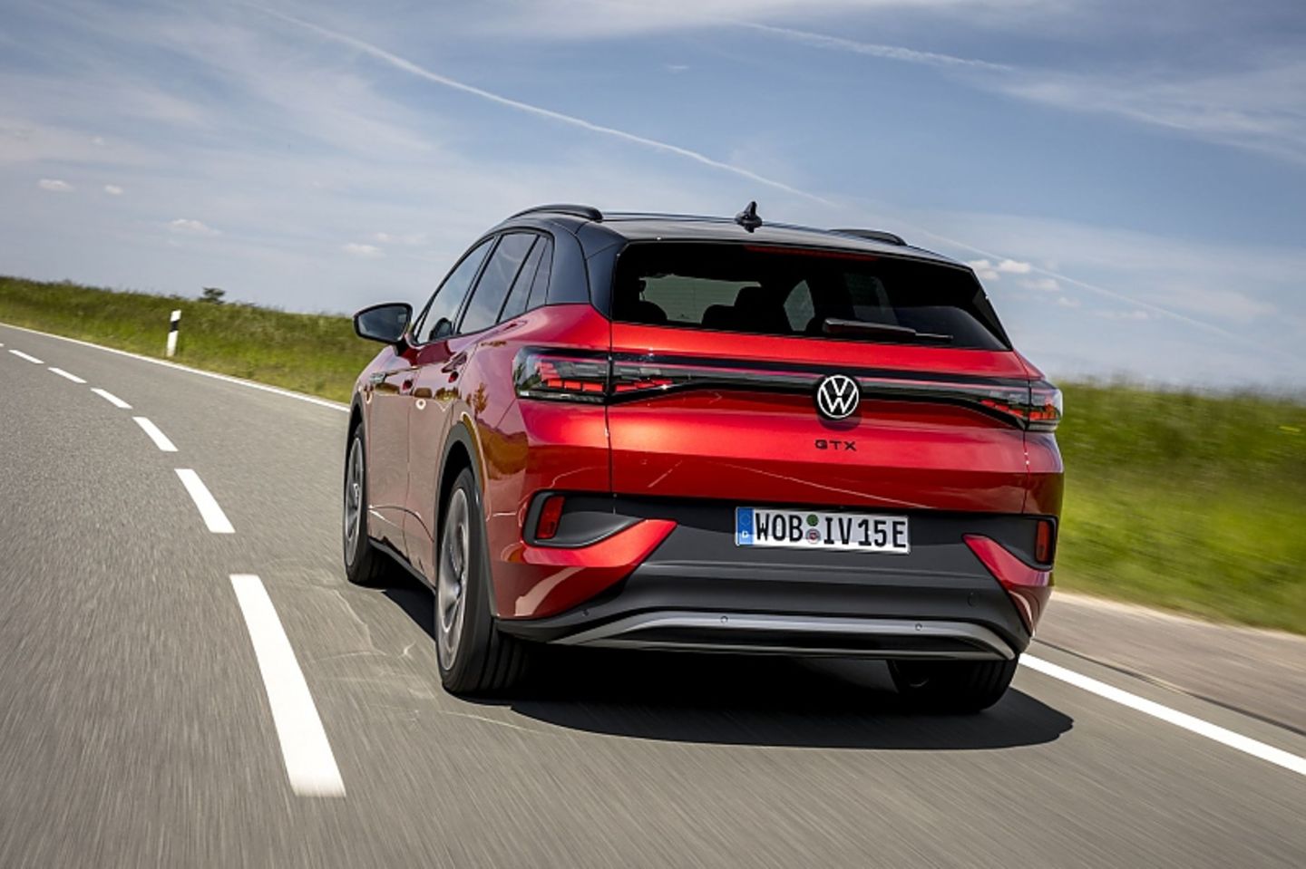 Nach 6,2 Sekunden knackt der VW ID.4 GTX die 100 km/h Marke