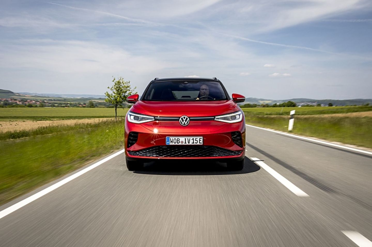 Beim VW ID.4 GTX ist eine 82 Kilowattstundenbatterie (77 kWh netto) der Stromspender