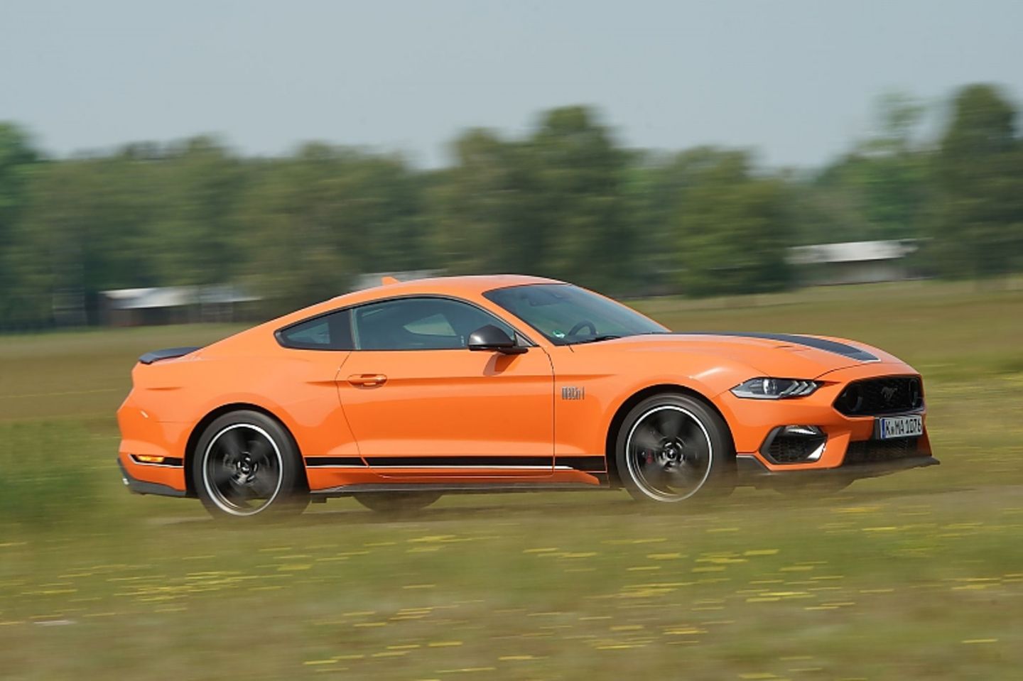Nach 4,8 Sekunden erreicht der Ford Mustang Mach 1 die 100 km/h-Marke