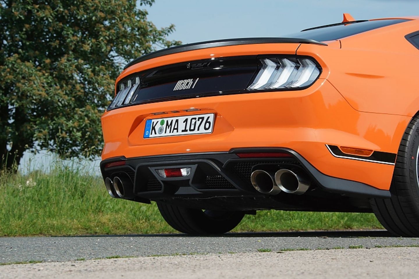 Auch die Aerodynamik des Ford Mustang Mach 1 ist effizienter als bei den Standardmodellen