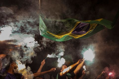 Proteste in Sao Paulo