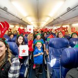 Mit unkonventionellen Marketing-Aktionen lenkt der Billigflieger immer wieder die Aufmerksamkeit auf sich, wie hier mit der Kaufhauskette Macy.