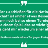 „Bei so einem Spiel, da geht mir einer ab“, Robin Gosens nach seinem Tor gegen Portugal