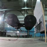 Das Cylocar kann auf einer senkrechen Wand "landen".