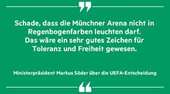 Markus Söder über die UEFA-Entscheidung