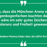 Markus Söder über die UEFA-Entscheidung