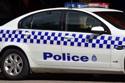 Ein Einsatzwagen der Polizei von Victoria, Australien