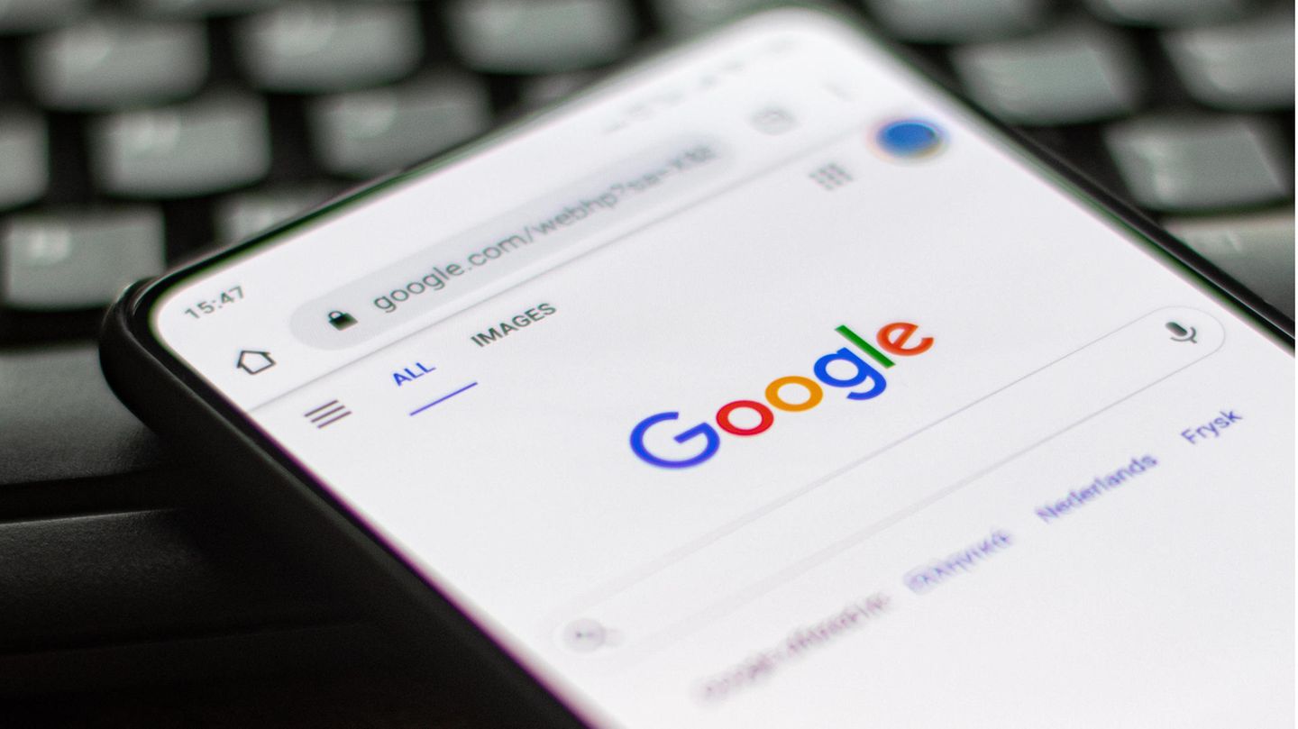 Google App auf einem Smartphone
