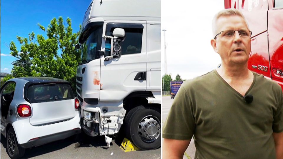 A45 Fahrer Nach Lkw Unfall Lebensgefahrlich Verletzt Stern De