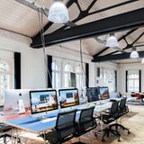 Arbeitsräume wie in einem Edel-Start-up