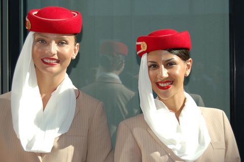 Flugbegleiterinnen von Emirates