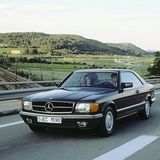 Für Sacco das schönste Gesicht: Mercedes 380 SEC Baureihe C126