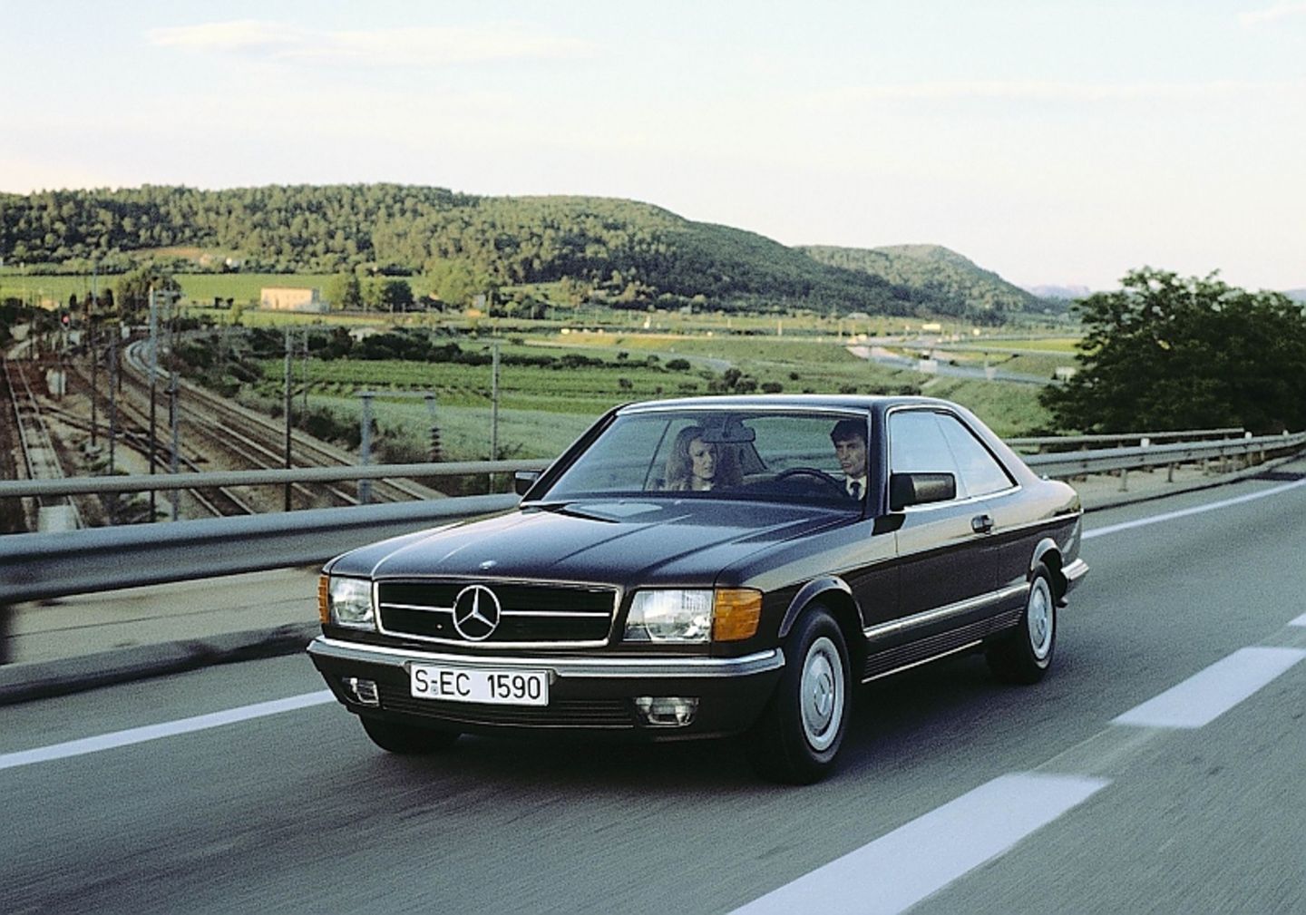 Für Sacco das schönste Gesicht: Mercedes 380 SEC Baureihe C126