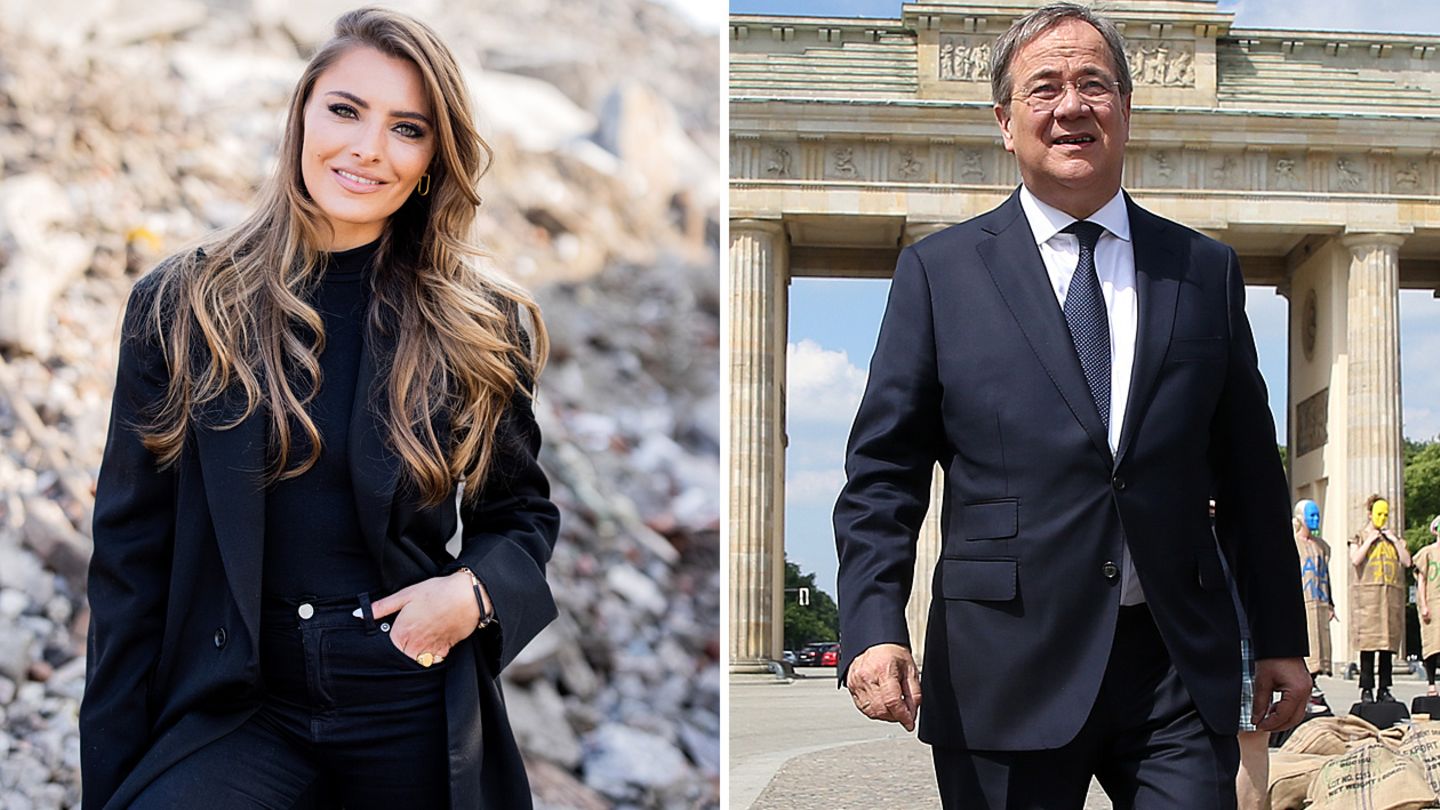 Sophia Thomalla und Armin Laschet