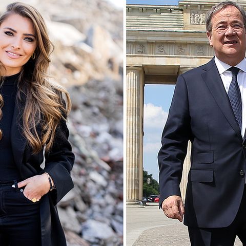 Sophia Thomalla und Armin Laschet