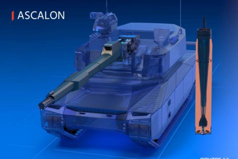 Nexter präsentierte die modernere Kanone.