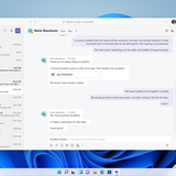 Neues Microsoft-System: Um die Bedienung im Tablet-Modus zu erleichtern, gibt es zahlreiche Verbesserungen wie größere Symbole, die bessere Unterstützung von Stiften und die neue Diktierfunktion (hier im Bild). Sie lässt nun auch im Chat Nachrichten einfach per Stimme eingeben