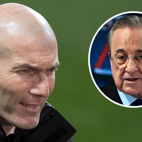 Zinedine Zidane Florentino Perez Real Madrid