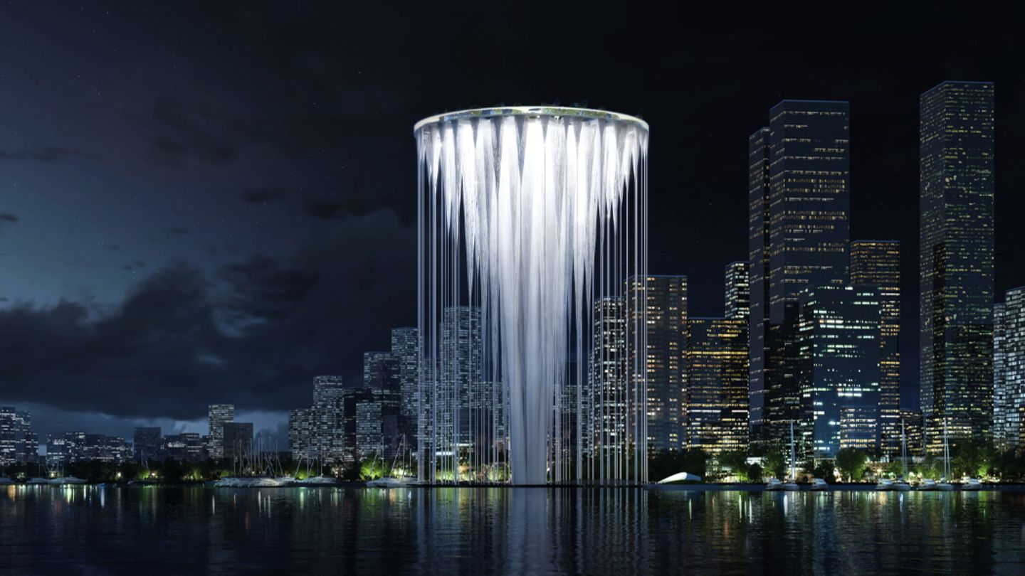 Er wird das neue Wahrzeichen der Stadt.