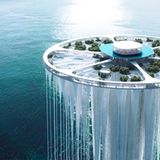 Um den zentralen Kern gruppieren sich die schwebend aufgehängten Inseln.