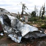 Im kleinen Moravská Nová Ves hat der Tornado heftige Schäden angerichtet