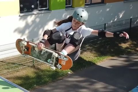 Skateboarderin : "Spaß haben und mein Bestes geben": 14-jährige Berlinerin startet bei Olympia