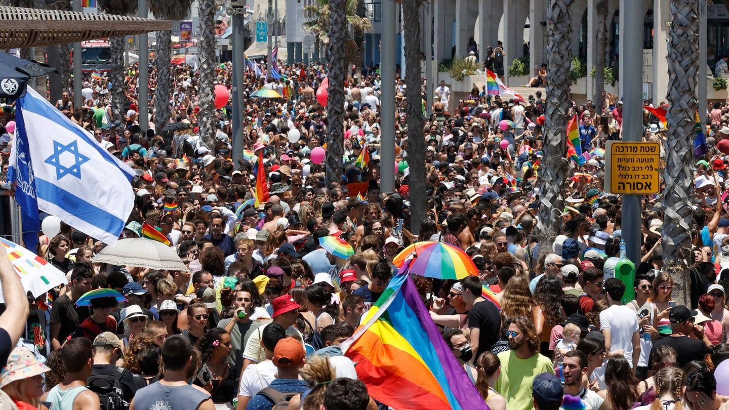 Bei der letzten Pride-Parade in Tel Aviv im Jahre 2019 kamen noch 250.000 Menschen zusammen