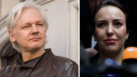 VIP-News: Die Kombo zeigt Wikileaks-Gründer Julian Assange und seine Partnerin Stella Moris 