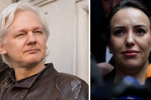 VIP-News: Die Kombo zeigt Wikileaks-Gründer Julian Assange und seine Partnerin Stella Moris 