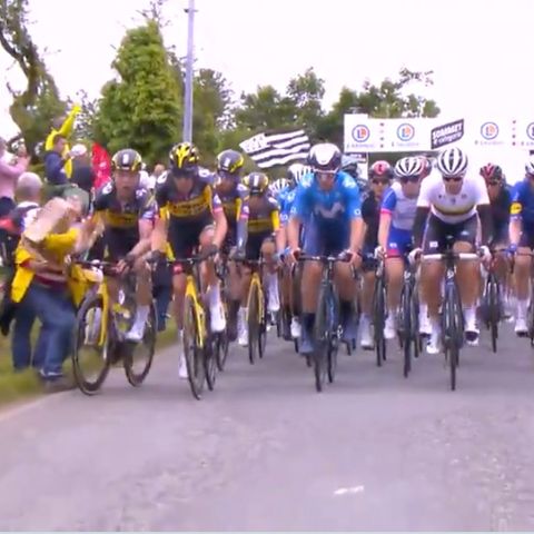 Sturz bei Tour de France