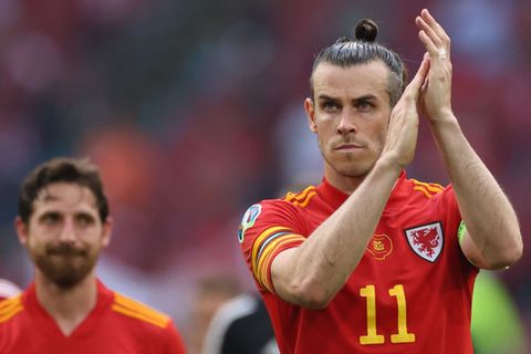 Gareth Bale Wales vs Denmark Euro 2020