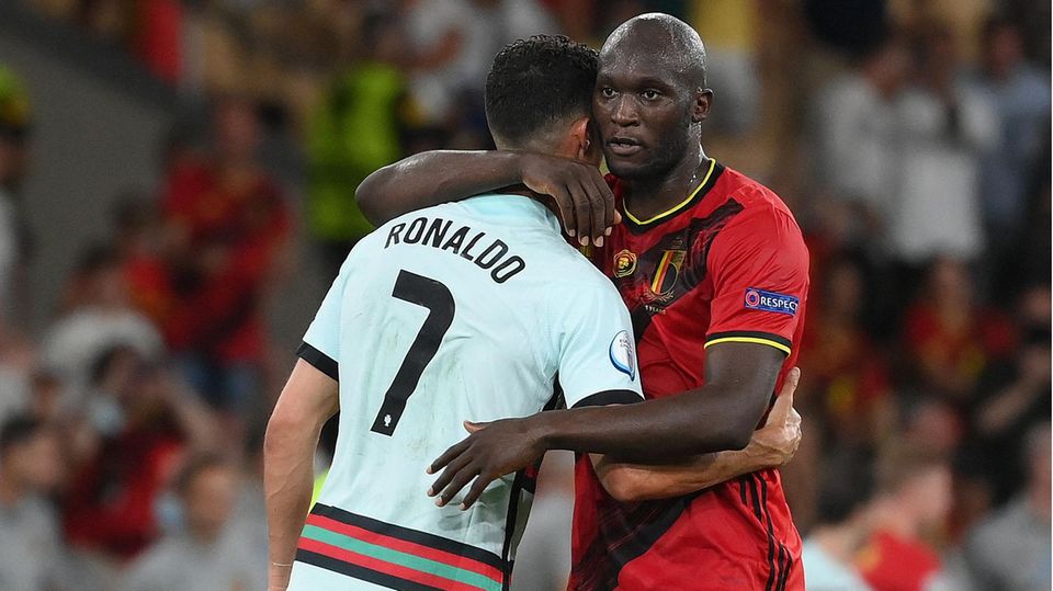 Romelu Lukaku und Cristiano Ronaldo Romelu Lukaku und Cristiano Ronaldo