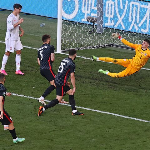 Sarabia (21) erzielte das 1:1 für Spanien gegen Kroatien