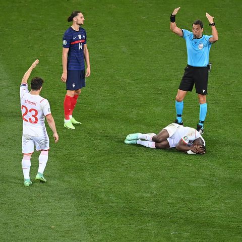Fernando Rapallini beim Viertelfinale der EM 2021 zwischen Frankreich und der Schweiz
