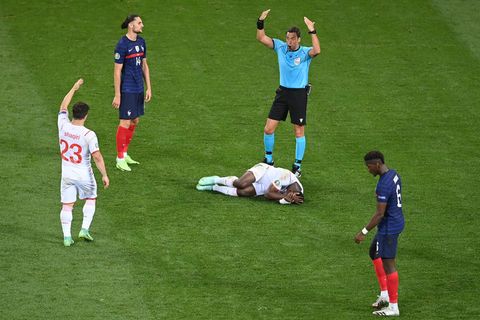 Fernando Rapallini beim Viertelfinale der EM 2021 zwischen Frankreich und der Schweiz